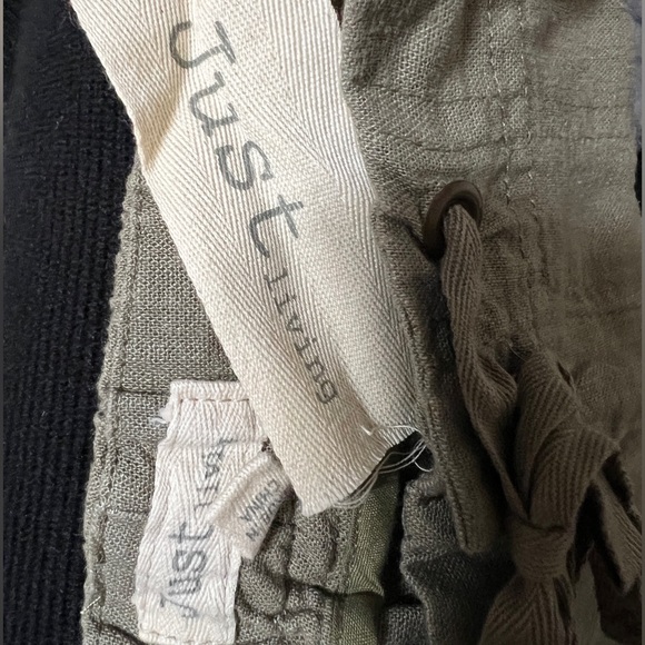 NWT Just Living Linen Khaki Pants - Picture 3 of 4